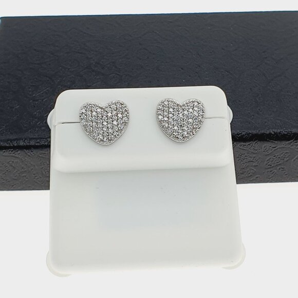 "925 sterling silver luxury CZ earrings for women/girls, Best for gift, RJUS2201 - Picture 2 of 9